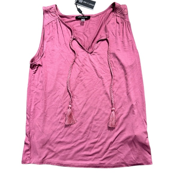 Women's Pink Blouse Sleeveless Shirt Tops Size S - Picture 1 of 8